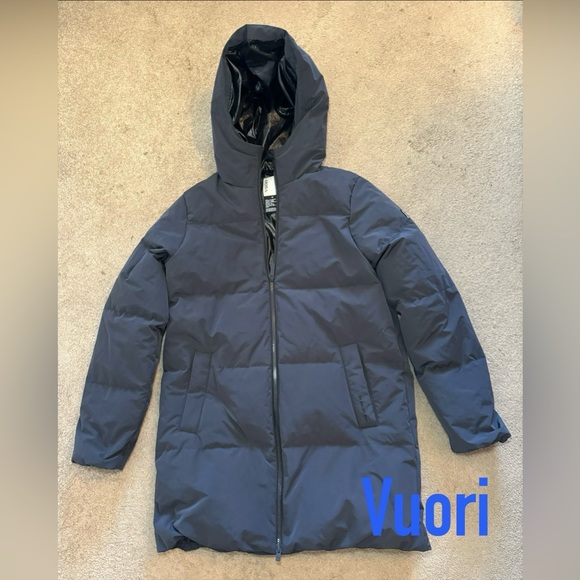 NWT Vuori Mammoth Down Parka Coat * Black * Small * Warm & Cozy - Picture 7 of 10